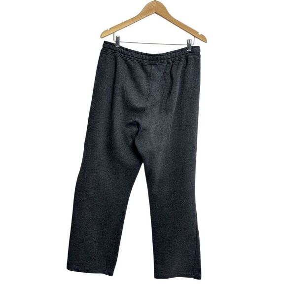 Puma Gray Sweatpants Lounge Wear Size Large Drawstring Logo - Picture 2 of 5